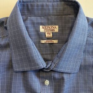 Men’s plaid dress shirt